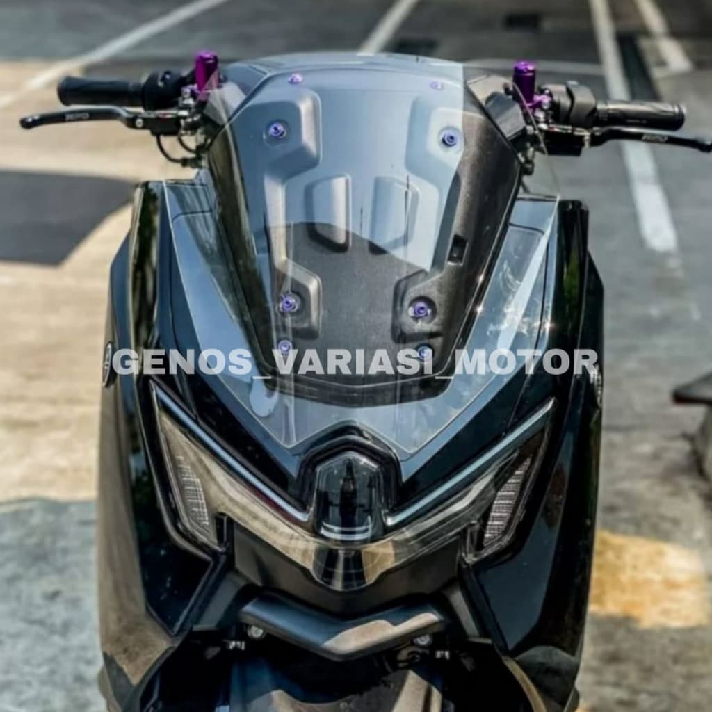 กระจกบังลม Nmax Turbo Nmax Neo S Standard Flat Visor Nmax Turbo Flat วัสดุอะคริลิคหนา