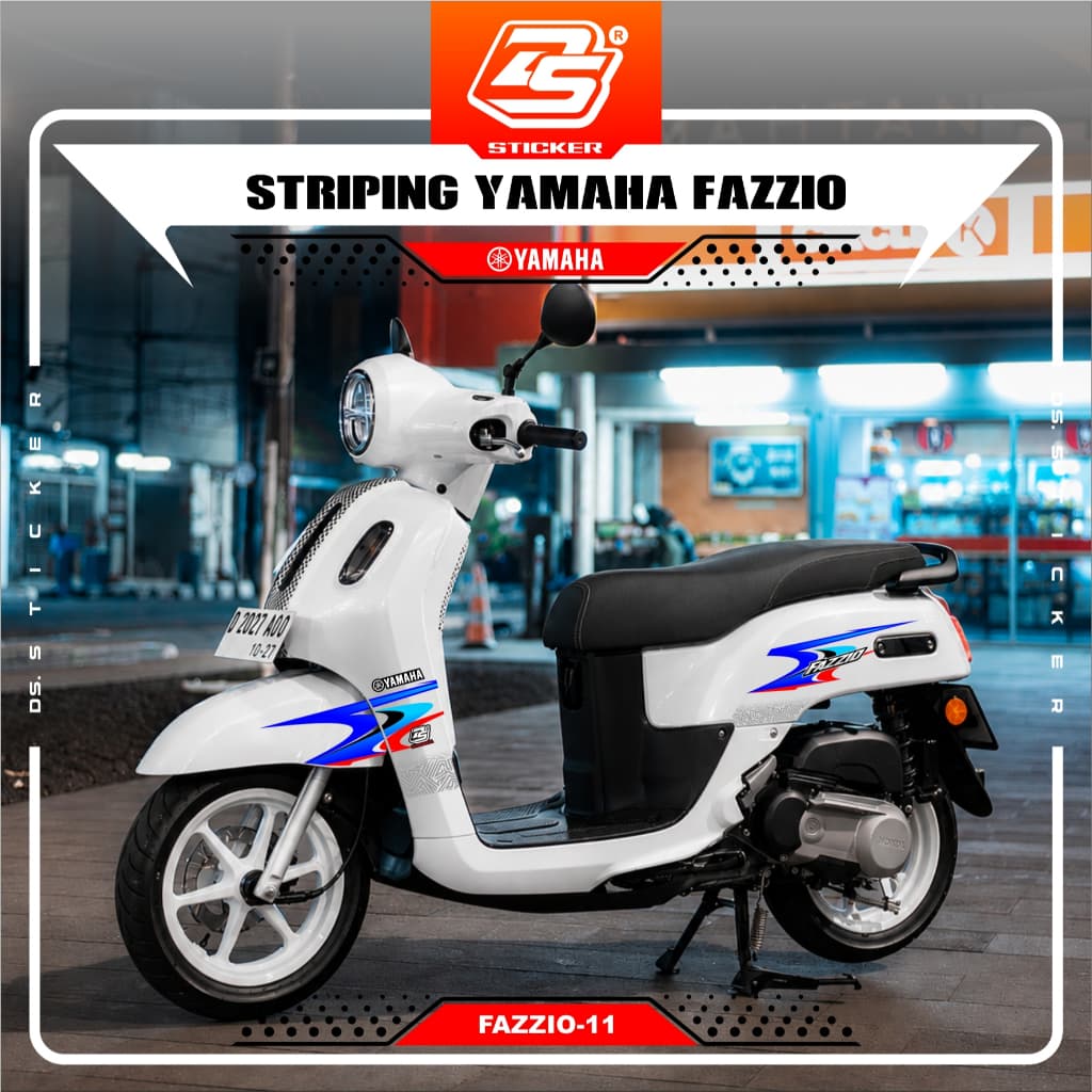 Fazzio Sticker Decal Striping yamaha Fazzio FZ Motorcycle070826 สติ๊กเกอร์ DS