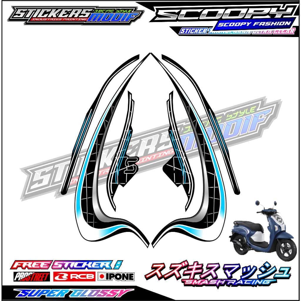 HONDA SCOOPY FASHION VARIATION STRIPING 2024 - 2025 / HONDA SCOOPY FASHION MOTORCYCLE STICKER LIST