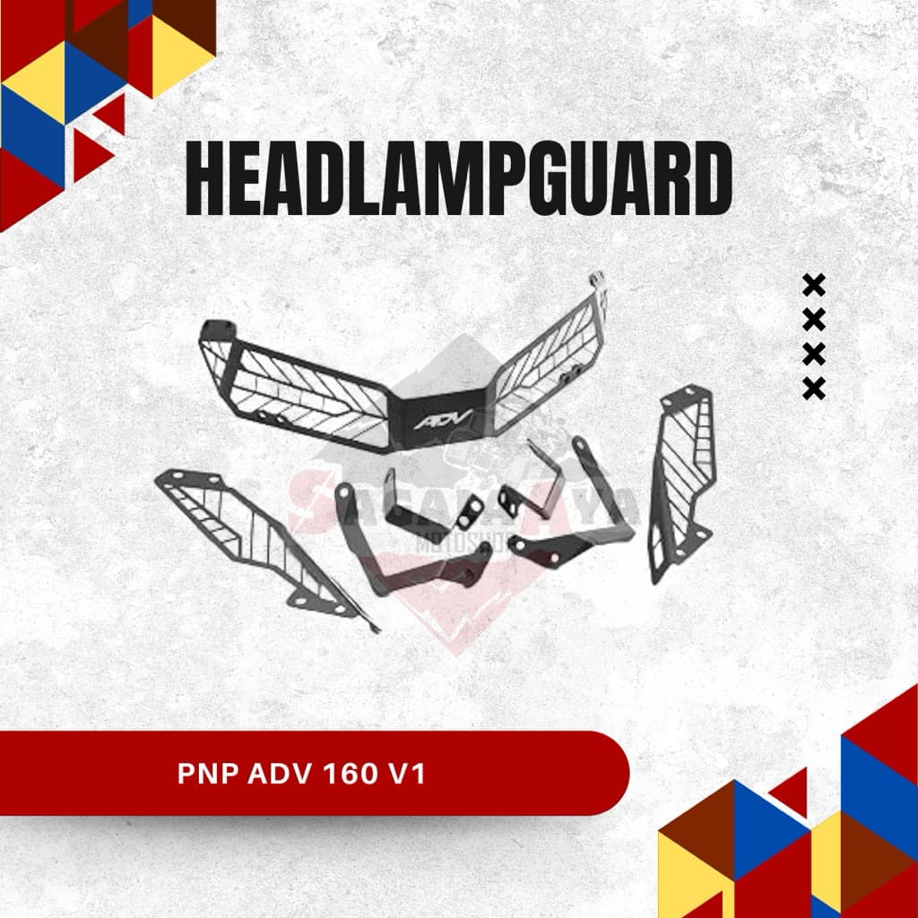 ฝาครอบ HEADLAMP GUARD pnp ADV 160 ตัวป้องกันไฟหน้ารถจักรยานยนต์ adv 160