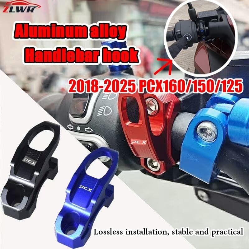 ตะขอแฮนด์อลูมิเนียม CNC สําหรับ Honda PCX160/150/PCX125
