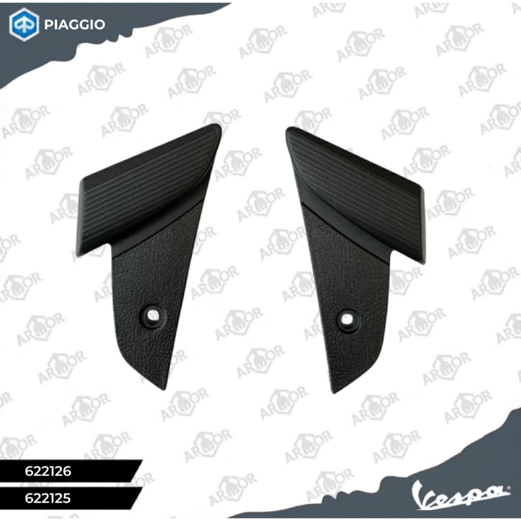 Footstep Footrest Vespa LX Vespa S คู่ซ้ายขวา Original Foot Step Piaggio Vespa 622126 , 622125