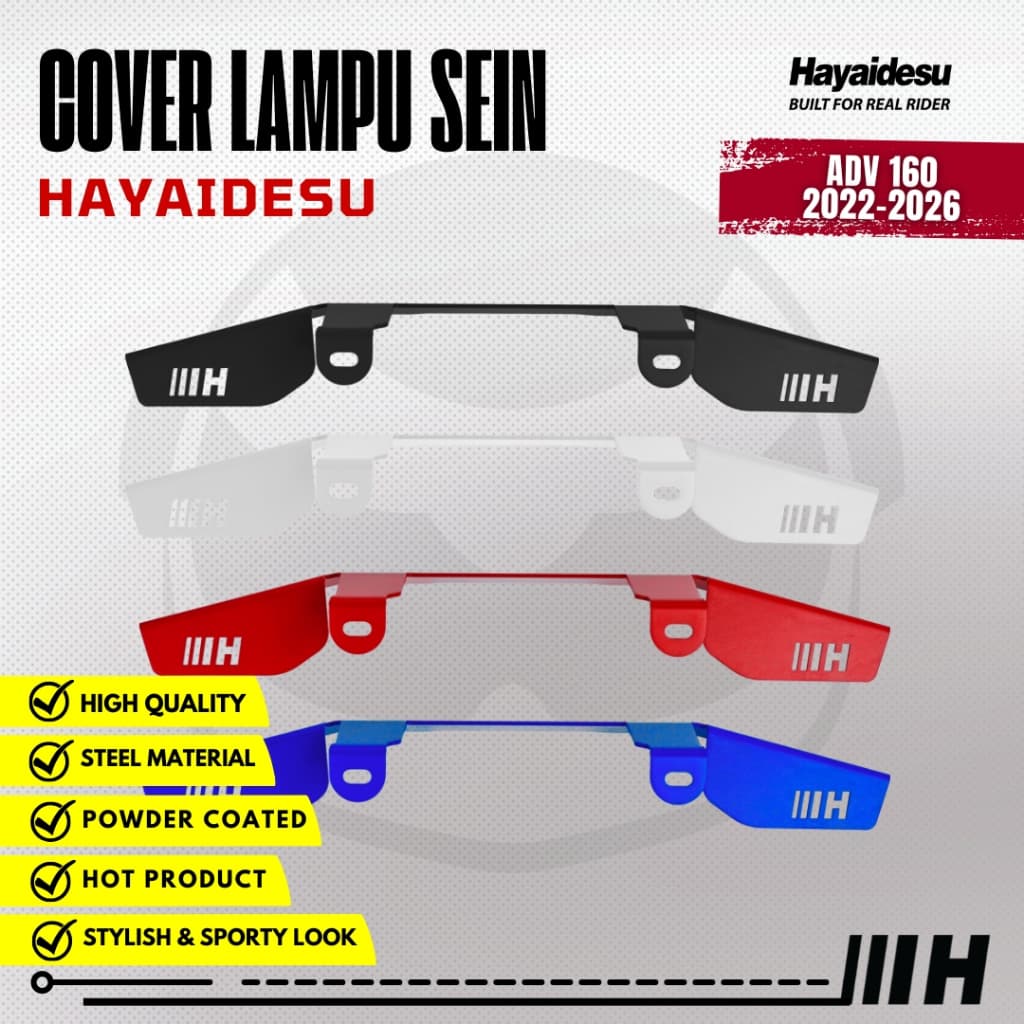 ฮายาเดซู ฝาครอบกันรอยไฟเลี้ยวด้านหลัง Honda ADV 160 (2022-2026) CBS/ABS/ROADSYNC