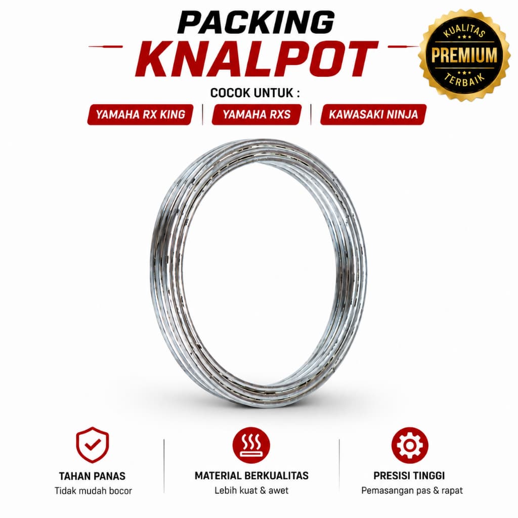 RX King RXS Ninja บรรจุท่อไอเสีย | Yamaha RX King RXS Kawasaki Ninja Exhaust Neck Packing
