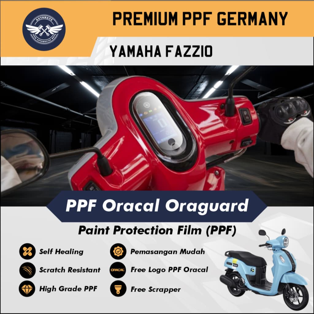 (PREMIUM) PPF Oracal Oracal Yamaha Fazzio Premium Speedometer Protective Sticker