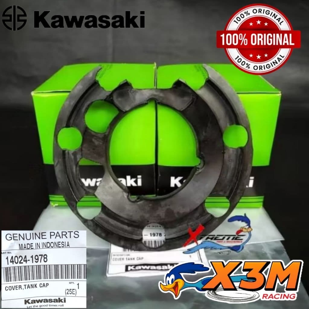 KAWASAKI Ninja R SS RR ยางฝาครอบถังคาวาซากิดั้งเดิมเก่าใหม่