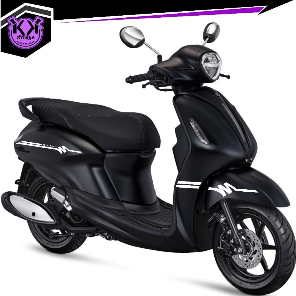 GRAND FILANO STRIPING/F.3A/YAMAHA FILANO BODY STRIP STICKER/METALRY VARIATION STICKER WITH JAPANESE WRITING LINES