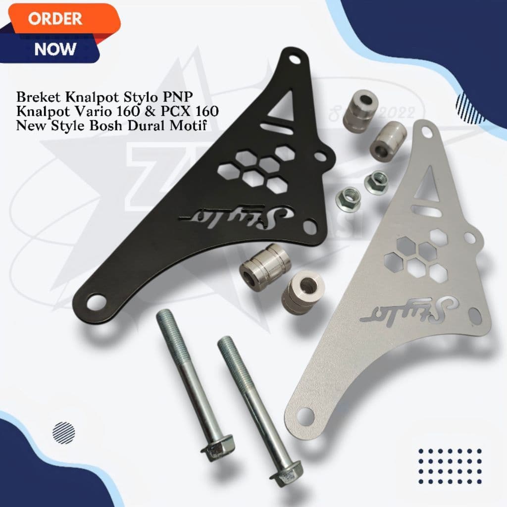 Stylo PNP ขายึดท่อไอเสียสําหรับ Vario 160 & PCX 160 ท่อไอเสีย
รูปแบบใหม่ Bosh Dural Motif