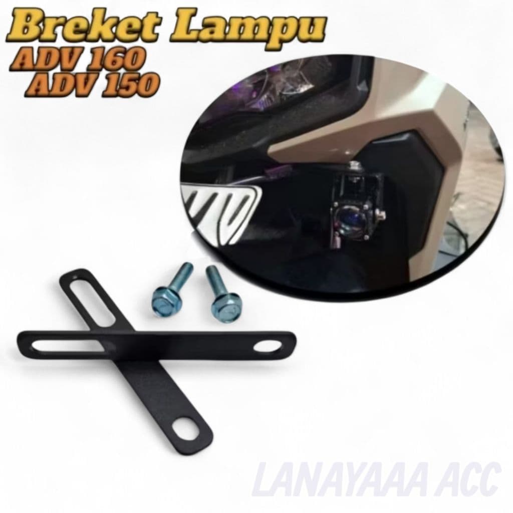 D2 ขายึดโคมไฟเลเซอร์สําหรับ Honda Adv 160 Adv 150 | ขายึดเลเซอร์ Fohlam D2 ขายึด 2 ชิ้น