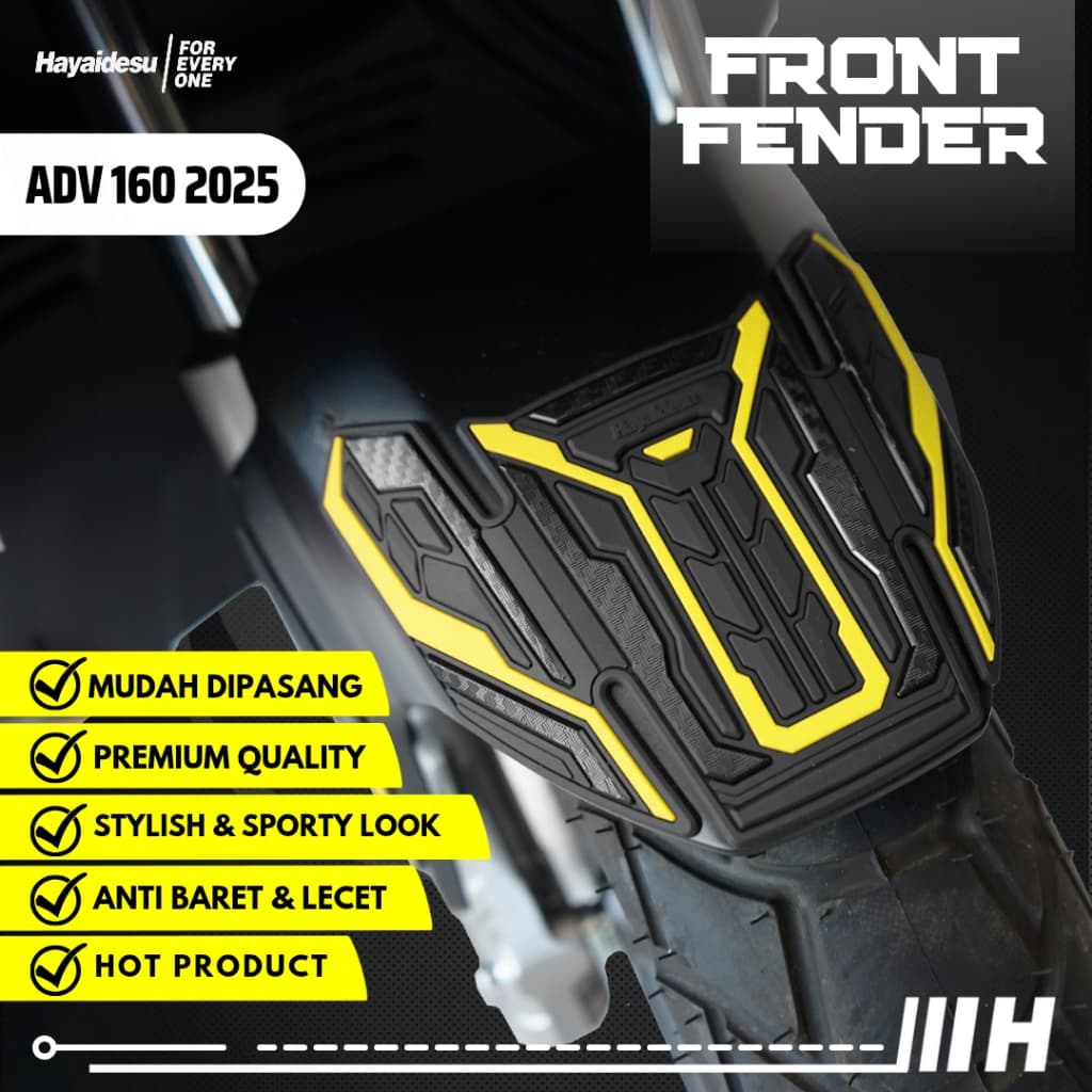 Honda ADV 160 2025 CBS/ABS/ROADSYNC บังโคลนหน้า Body Protector ฝาครอบ HAYAIDESU