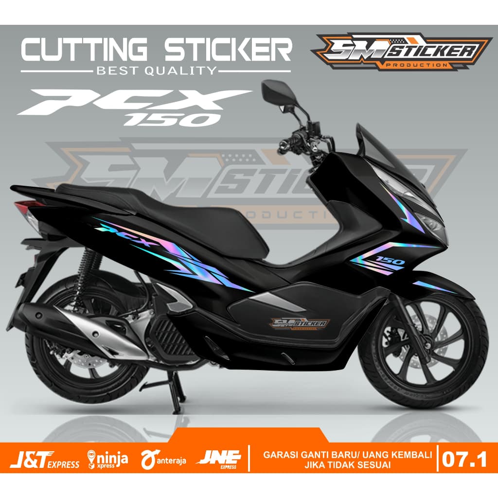 รายชื่อตัดสติ๊กเกอร์ PCX 150 ใหม่ - อุปกรณ์มอเตอร์ไซค์สติ๊กเกอร์ Honda PCX 150 cc ใหม่ Skotlet สติกเกอร์ Striping Lis Variation ตัดสติกเกอร์ PCX 150 ใหม่