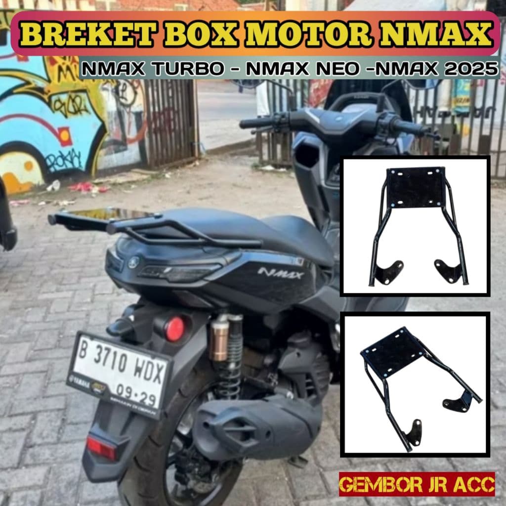 ขายึดกล่อง Nmax | ขายึดกล่องท้าย Nmax Turbo - Nmax Neo - Nmax 2025 | กล่องมอเตอร์ไซค์ Nmax