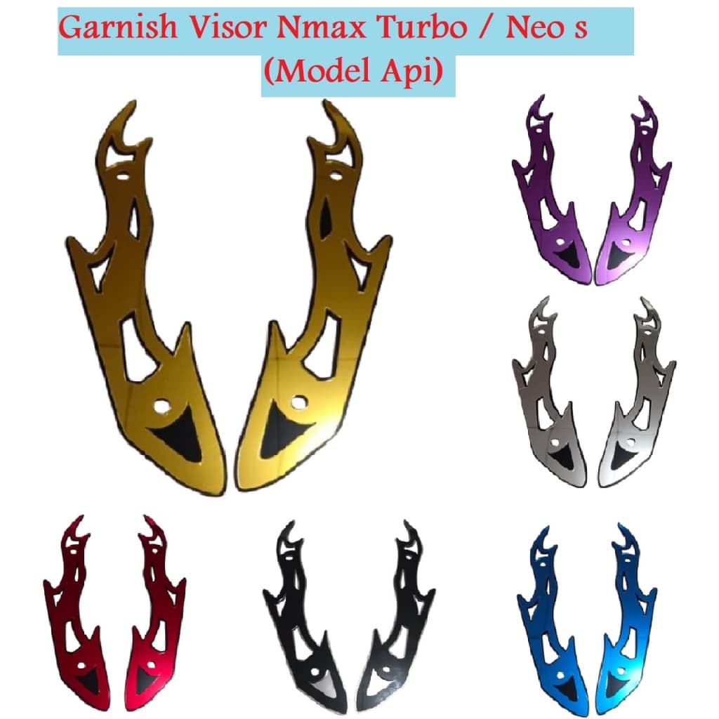 กระบังหน้า Garnish ไฟกระจกหน้ารถ Garnish รุ่น Nmax Neo Nmax Turbo Nmax New Nmax Old