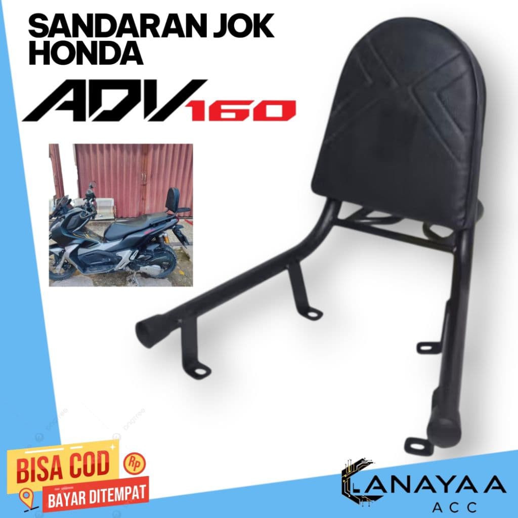 Honda ADV 160 150 พนักพิงที่นั่งทุกปี Original Look | พนักพิงเบาะหลังนั่งสบายและแข็งแรง