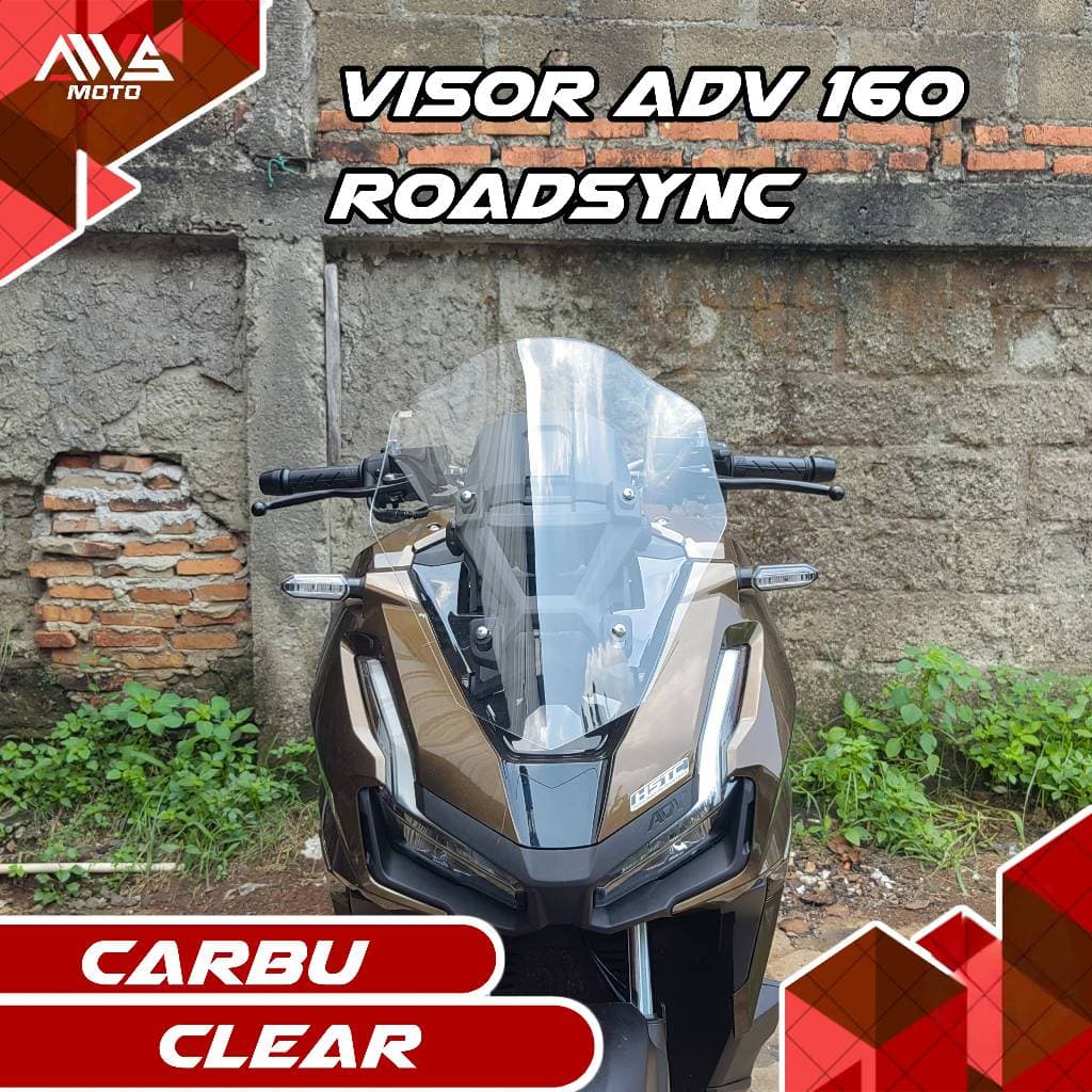 กระบังหน้า adv160 roadync กระจกบังลม adv roadsync