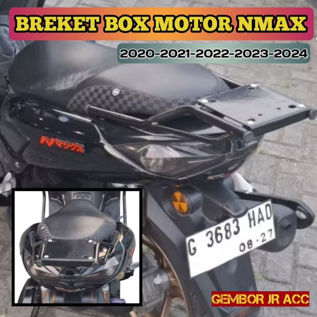 Nmax new Box Bracket Boox Bracket Nmax 2020 2021 2022 2024 ขายึดกล่อง Nmax
