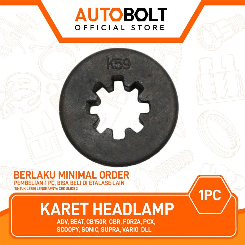 ไฟหน้ายาง ADV 150 160 & PCX 150 CBU & PCX 160 e:HEV & PCX 160 K1Z & BeAT Street K1A & Genio & Scoopy K2F & Sonic 150R & SupraFire & Vario 160 K2S & CB CB150X & CBR 150R & CBR 250RR & Forza 250 ที่ยึดไฟหน้า