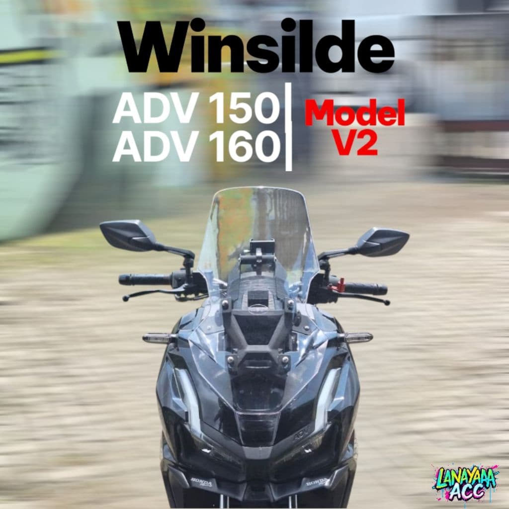 กระบังหน้า ADV 150 ADV 160 - กระจกบังลม ADV สูง 50 ซม. 60 ซม.