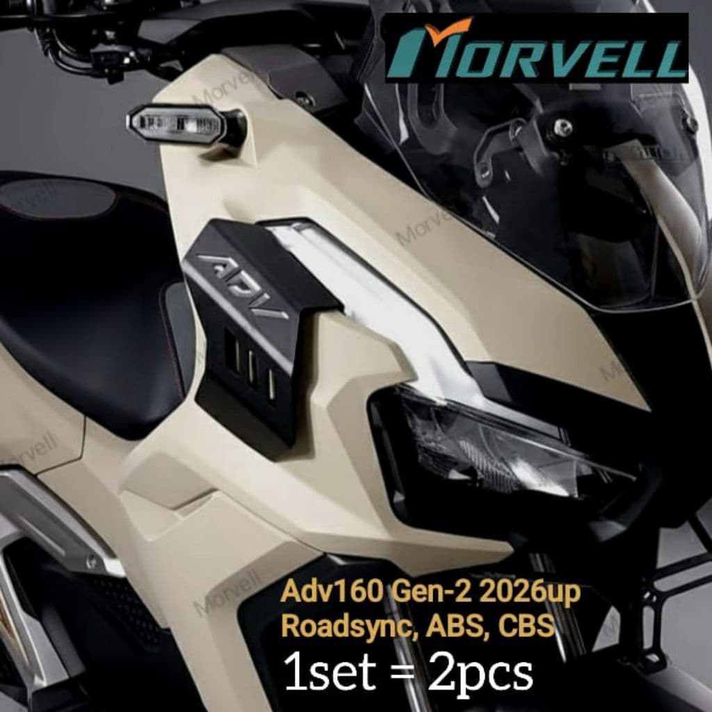 Honda Adv 160 - Old and New (2026 Up) - Side Air Flow - Side Winglet - Fairing - Deck Garnish - ฝาครอบแฮนด์