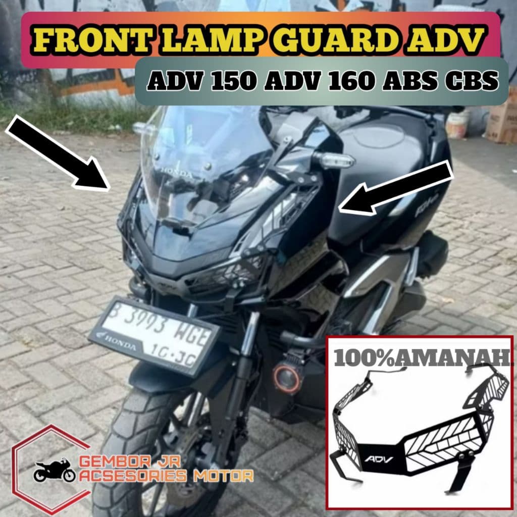 ADV 160 ตัวป้องกันหน้าจอ ADV 160 ฝาครอบไฟหน้า ADV 160 Adv 150 Abs Cbs