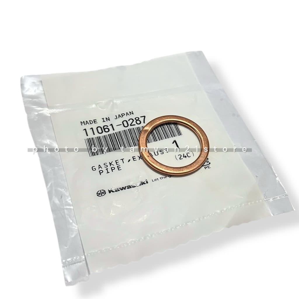 EXHAUST PIPE GASKET NINJA 250 CARBON FI NINJA 300 Z250 ORIGINAL KAWASAKI