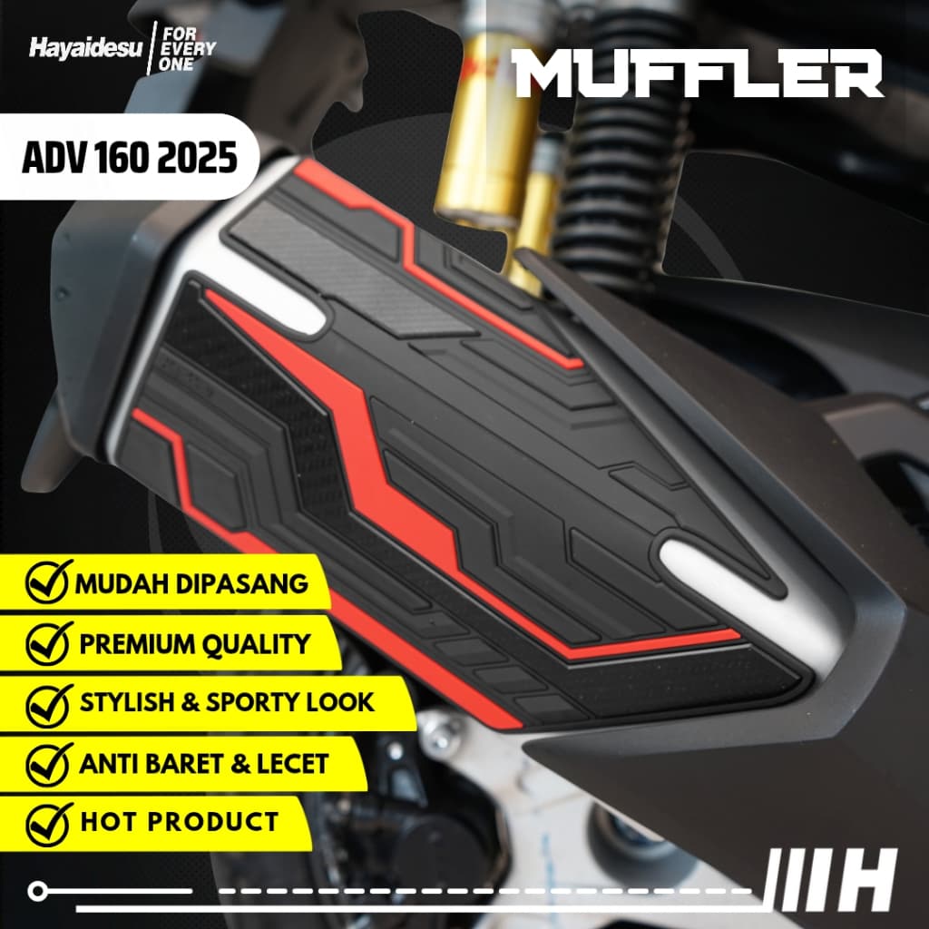 Honda ADV 160 2025 CBS/ABS/ROADSYNC Muffler Body Protector Cover HAYAIDESU