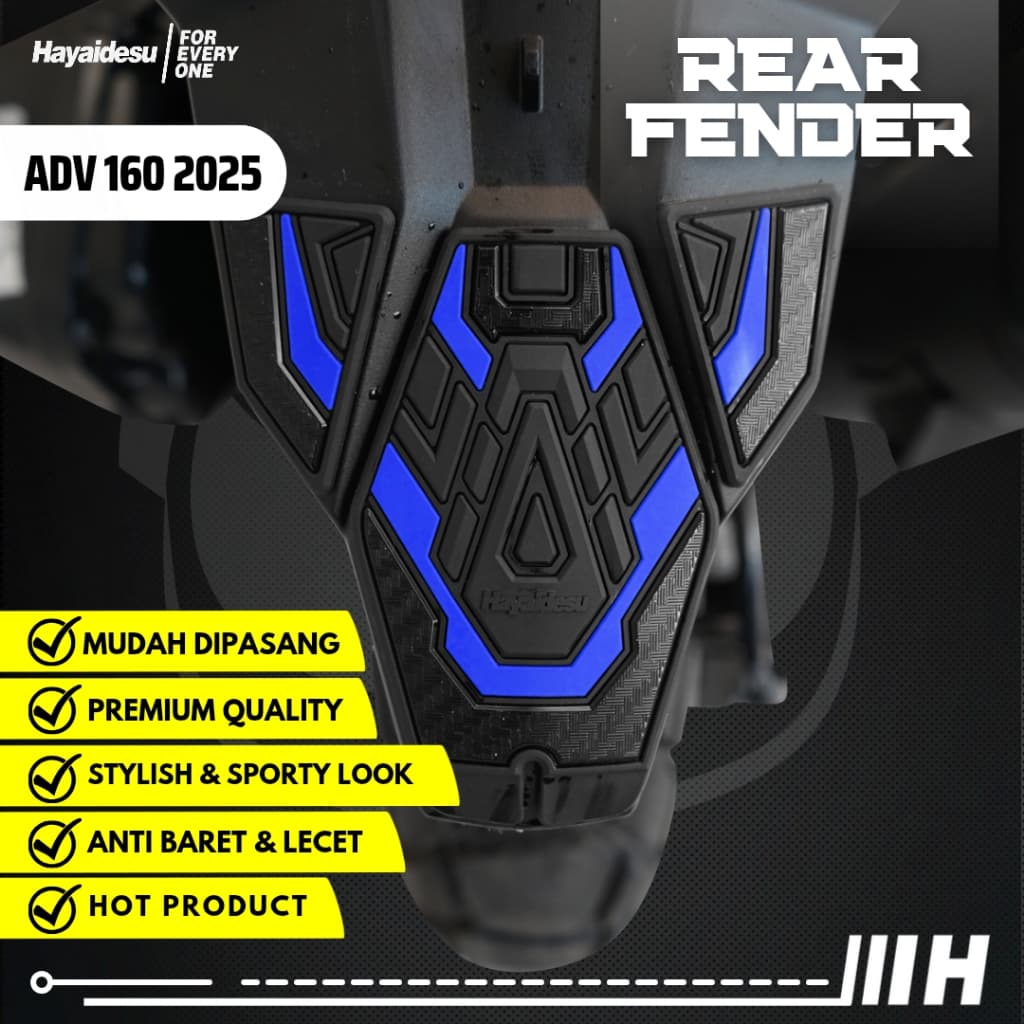 Honda ADV 160 2025 CBS/ABS/ROADSYNC บังโคลนหลัง Body Protector ฝาครอบ HAYAIDESU