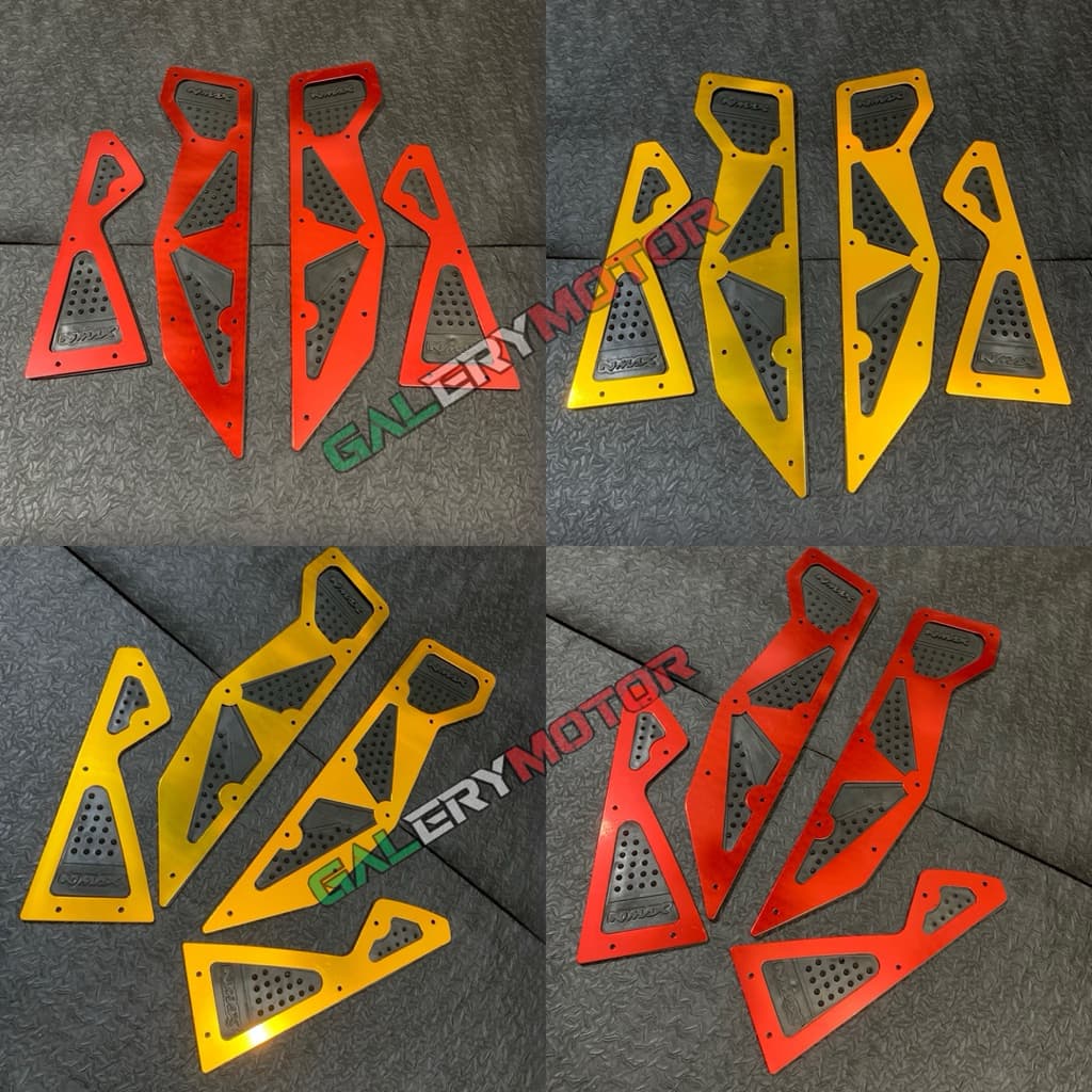 BORDES / CARPET สําหรับ NMAX N MAX OLD MOTORCYCLE / OLD PREMIUM ALUMINIUM และยาง MATERIAL / FOOT MAT NMAX OLD FREE BOLT
