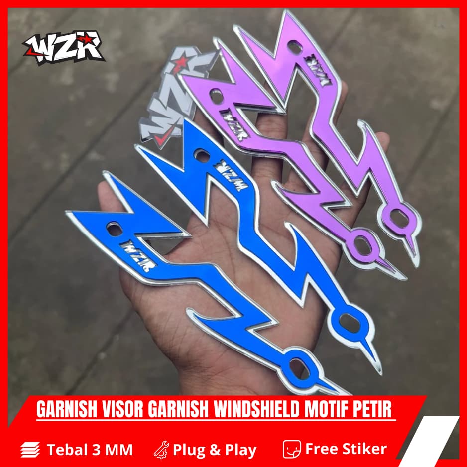 กระบังหน้า Garnish กระจกบังลม Garnish Lightning Motif Nmax Old Nmax New Nmax Neo Nmax Turbo WZR