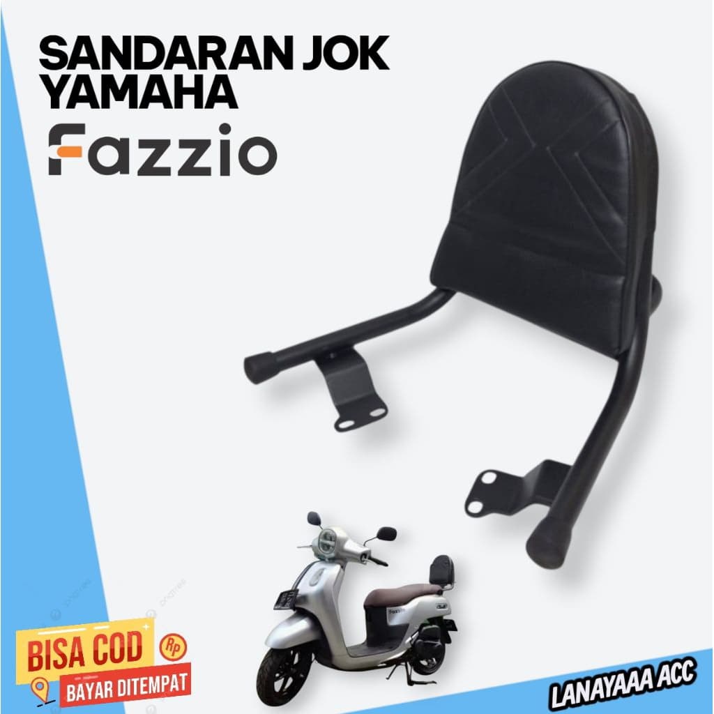 Fazzio Yamaha พนักพิง 2022–2025 | เบาะหลังสวมใส่สบายและหนา