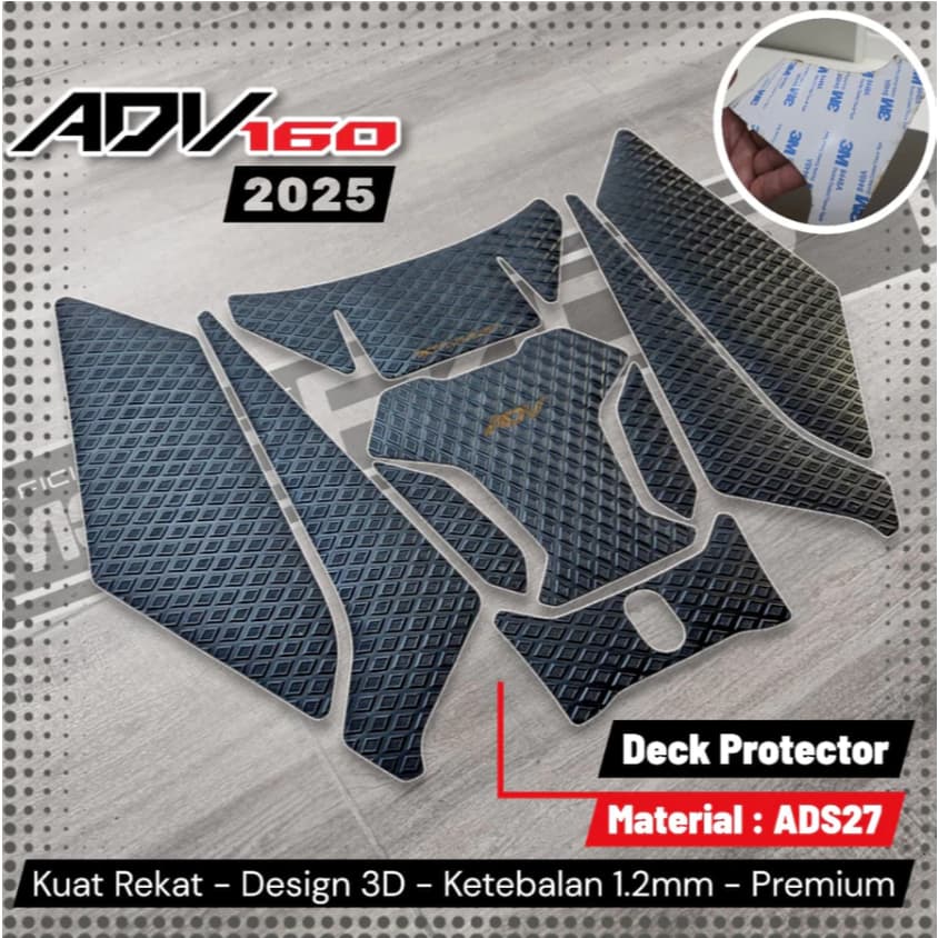 ADV 160 2025 ใหม่ ABS CBS ROADSYNC Tankpad สติกเกอร์วัสดุยางพรีเมี่ยม 3M กาวเดิม