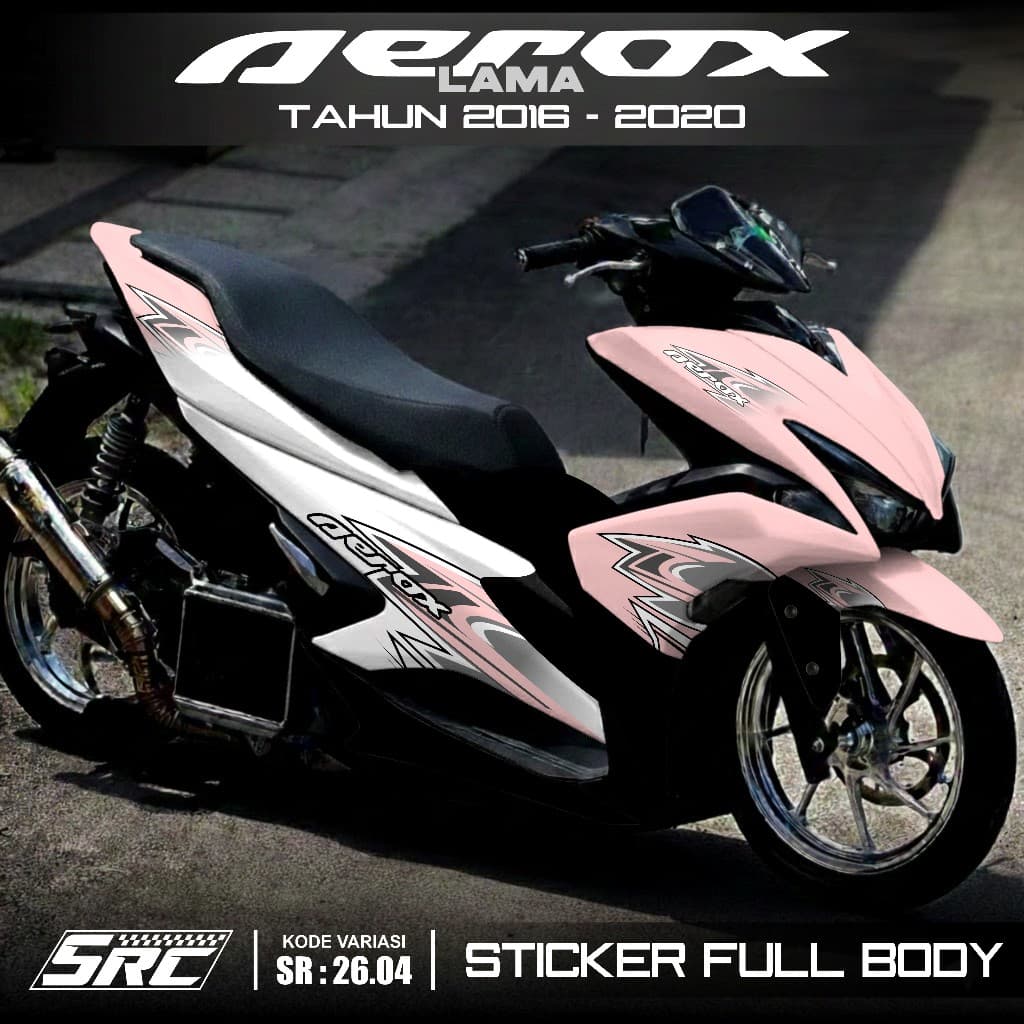 ล่าสุด Full Body สติกเกอร์ Yamaha Aerox Old VVA 2016 2017 2018 2019 2020 Full Body สติกเกอร์เก่า Aerox Vietnam Motif สไตล์ Aerox Old Vietnam สไตล์ Simple SR 26.04