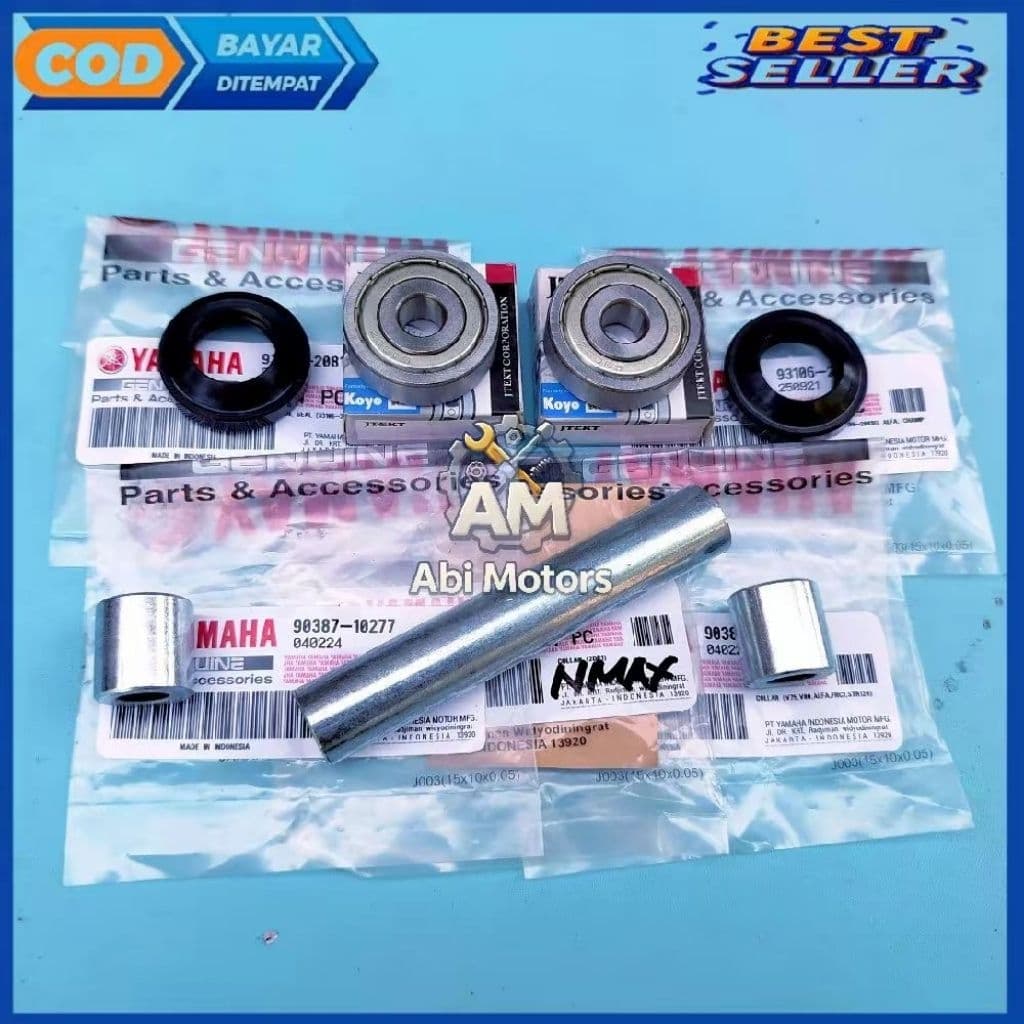 ซีล,แบริ่ง,ล้อหน้า BOSS YAMAHA NMAX AEROX/BOSH BOS SEAL SIL BEARING LAHAR LAHER LAKER KLAHER ล้อหน้า YAMAHA NMAX ALL NEW NMAX AEROX รูปถ่ายรถจักรยานยนต์