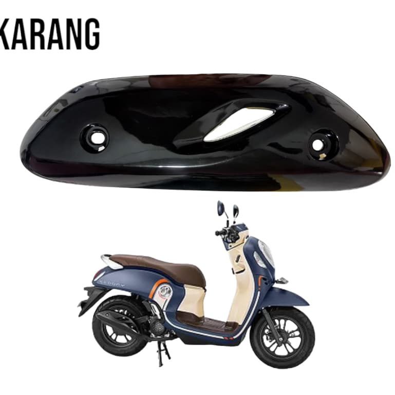 Original 2021 Honda Scoopy Motorcycle Exhaust รุ่นมาตรฐาน | Smooth & Durable Sound 2021 Scoopy Exhaust สีดํา ครบชุด | ใส่ประจําวัน | ท่อไอเสีย Plug and Play Honda Scoopy 2021 โรงงานมาตรฐานวัสดุหนาท่อไอเสีย Scoopy 2021 ดู | ไม่มีอะไร