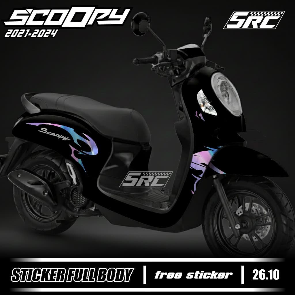 ล่าสุด Full Body Decal สติกเกอร์ Honda Scoopy 2020 2021 2022 2023 2024 Full Body Decal สติกเกอร์ Scoopy Prestige เวียดนามภาพ Scoopy Prestige สไตล์เวียดนามออกแบบ Racing สไตล์ Scoopy เวียดนาม SR 26.10
