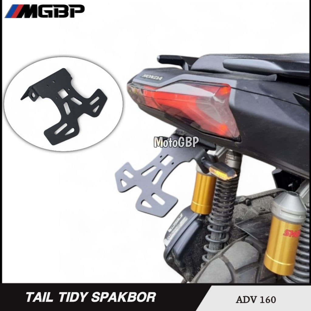 Tail Tidy บังโคลนหลัง ADV 150 ADV 160 Plus ที่ยึดป้ายทะเบียนแบบสปอร์ต