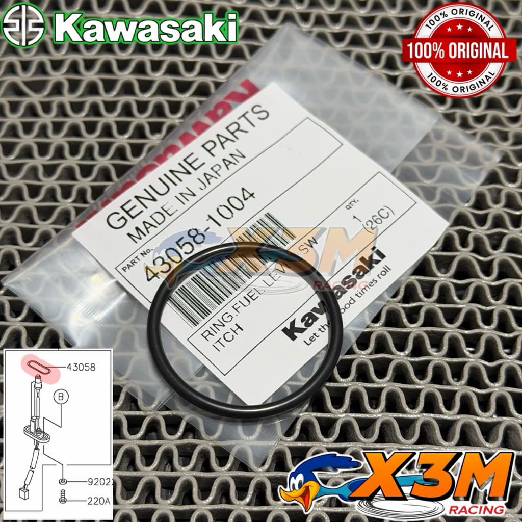 ซีลยาง Oring Sensor Float ถังแก๊ส Ninja R SS Original Kawasaki 1004