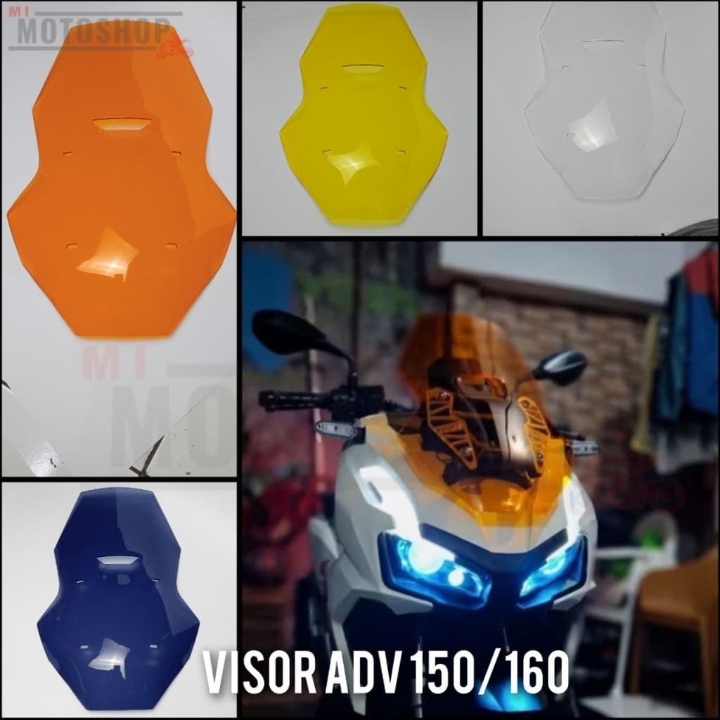 Visor Adv 150/160, ADV อุปกรณ์มอเตอร์ไซค์ทําจากอะคริลิค 3 มม