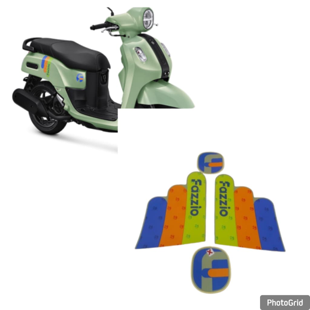 HIJAU Yamaha fazzio 2026 สติ๊กเกอร์มอเตอร์ไซค์สีเขียว Striping
