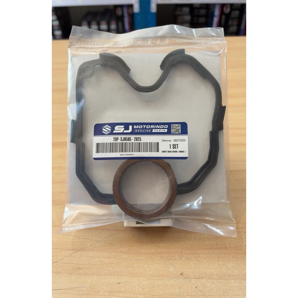 SJ หัวซีลยาง Nmax 2DP / Rubber Gaskin Aerox 155 / Rubber Cyinder N-Max / N Max Old / Lexi / Original