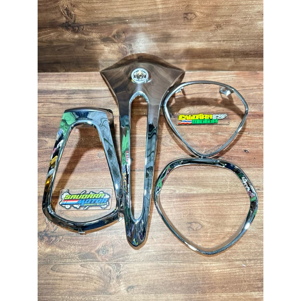CHROME LIST PACKAGE/GARNISH YAMAHA GRAND FILANO GRANDE ORIGINAL YAMAHA ABS MATERIAL FRONT TIE COVER LIST | LIST RING HEADLAMP | SPEEDOMETER RING LIST | ฝาครอบ STOPLAMP