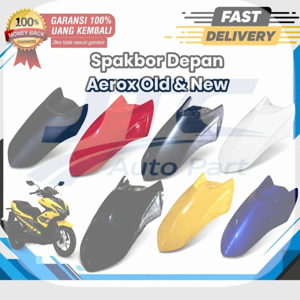 บังโคลนหน้า Aerox 155 เก่า / Aerox Lama 2017-2020 - บังโคลนหน้า Yamaha Aerox ABS Non ABS หนา Precision