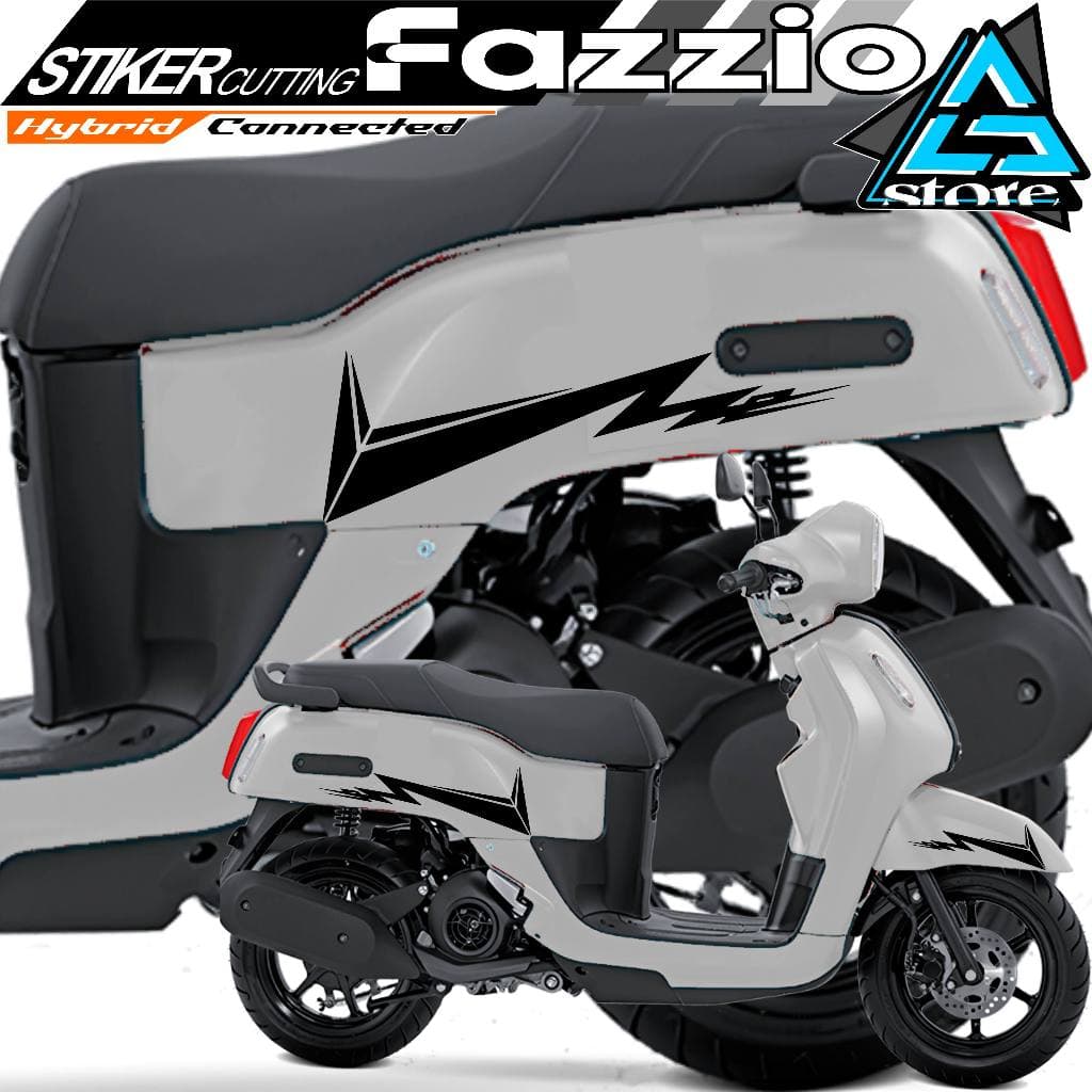 สติ๊กเกอร์ตัดสําหรับ YAMAHA FAZZZIO/F.625/MOTORCYCLE STICKER/MOTORCYCLE STRIPING/FAZZIO CATING STICKER SIMPLE LINE