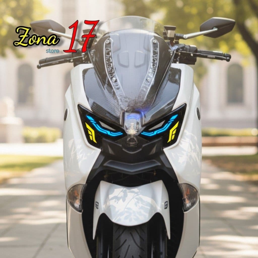 สติ๊กเกอร์ไฟหน้า Nmax Turbo/Nmax Neo Cutting Nmax Turbo Lamp