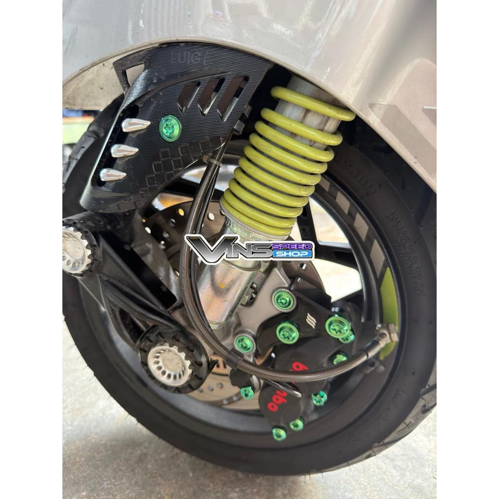 Titanium Front Pack Vespa Sprint Primavera LX iรับ Full Set Racing Color Anti-Rust Light Premium