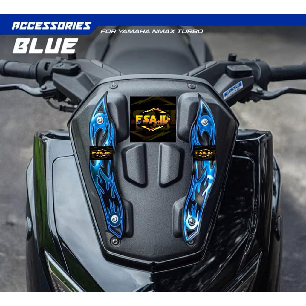 Garnish Bracket Mirror FLAME SERIES สําหรับกระจกหน้ารถ Nmax New Nmax Old Nmax Turbo Neo S Fs