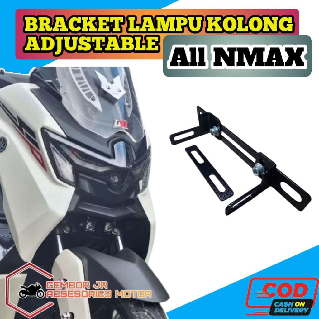 ขายึดโคมไฟ Under Nmax New - Nmax Neo S - Nmax Turbo - ที่วางสปอตไลท์แบบปรับได้ Precision