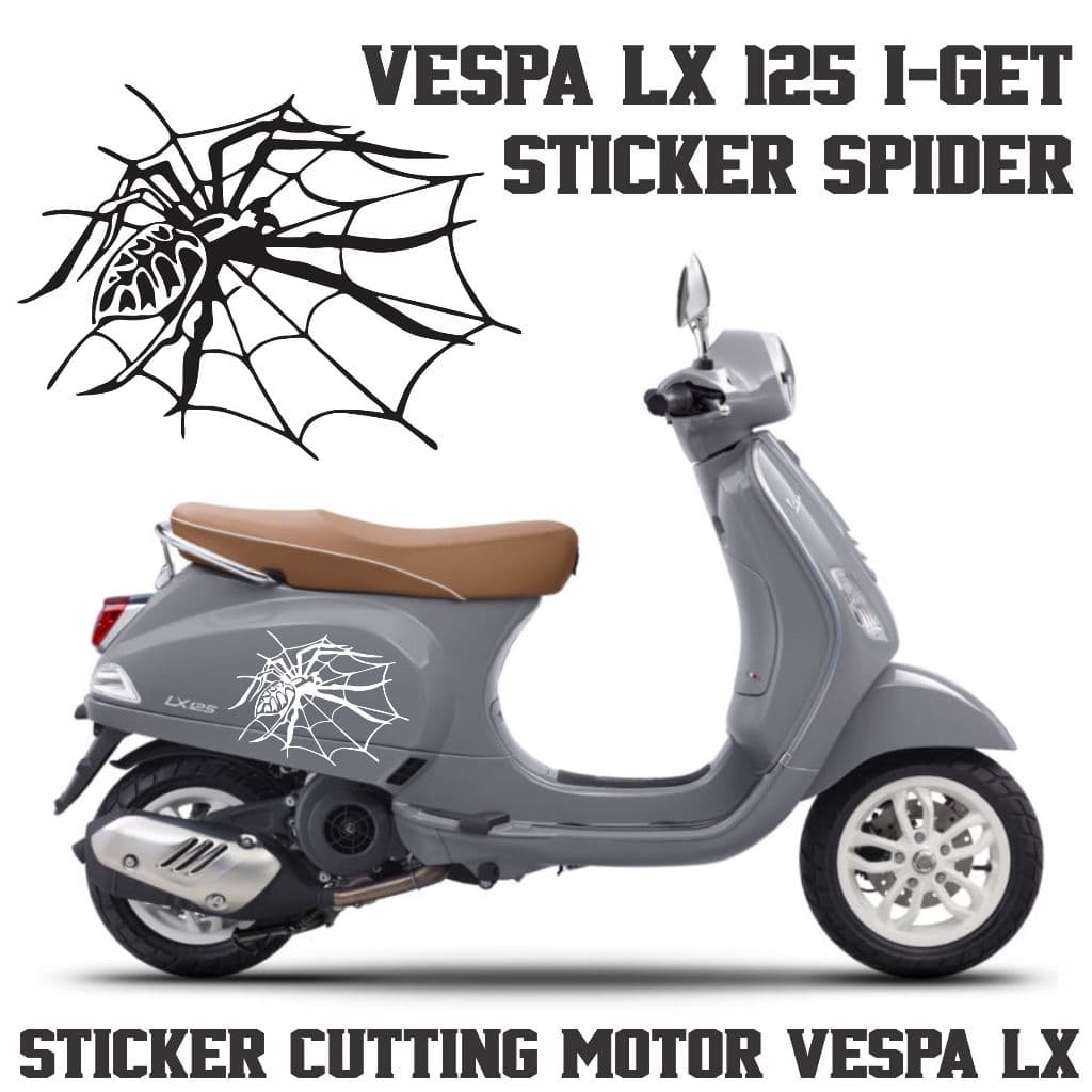 VL5 Vespa Lx สติ๊กเกอร์ติดมอเตอร์ไซค์ // สติ๊กเกอร์แมงมุม // Vespa Lx แถบมอเตอร์ไซค์