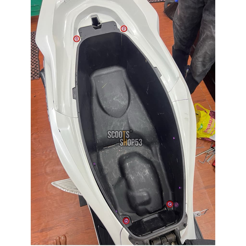 GR5 น็อตไทเทเนียม สําหรับชุดกระเป๋าเดินทางกล่อง pcx 160