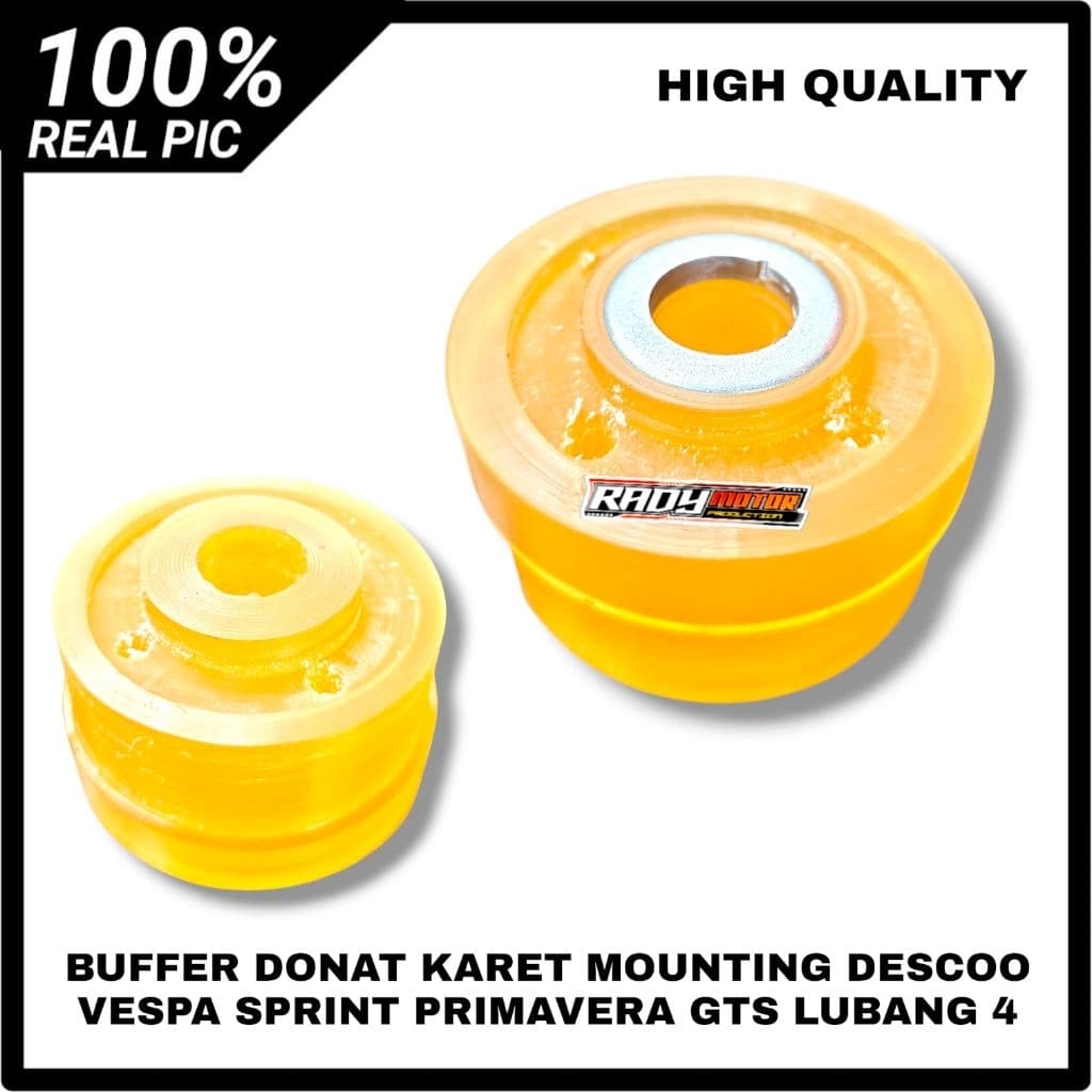 ยาง DONUT BUFFER MOUNTING DESCOO VESPA SPRINT PRIMAVERA GTS 4 HOLES